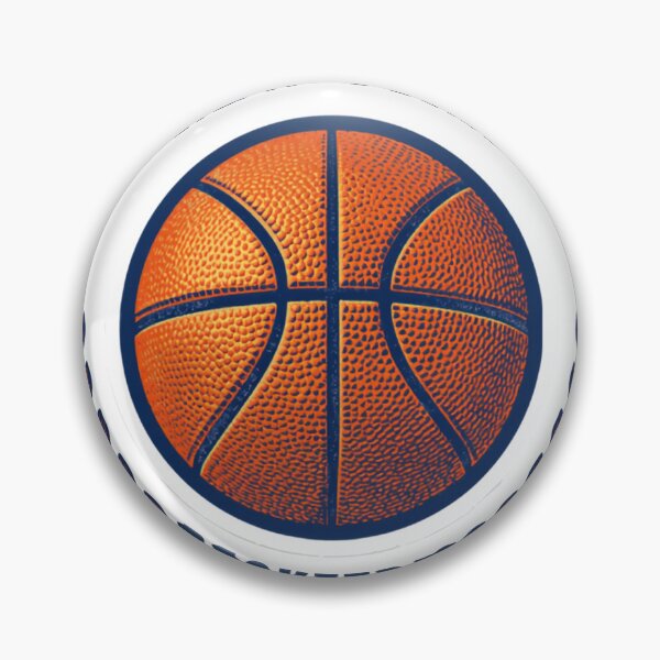 Item preview, New York Basketball Champions Retro Fan Badge Sticker designed and sold by RedRubyBubble.