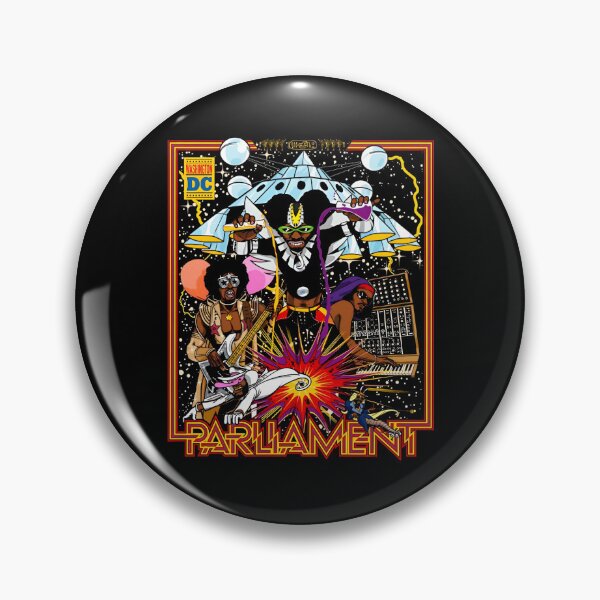 Item preview, Parliament Funkadelic Cosmic Mothership Retro Comic Fan Art designed and sold by MindrootEchoart.