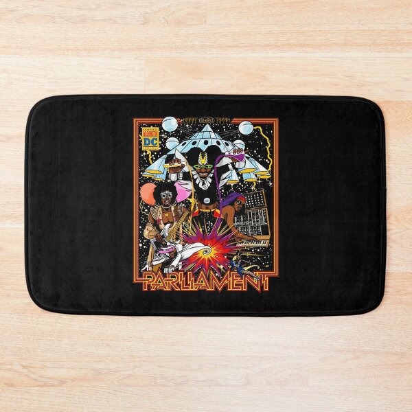 Item preview, Parliament Funkadelic Cosmic Mothership Retro Comic Fan Art designed and sold by MindrootEchoart.