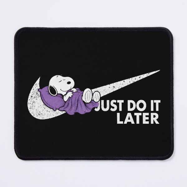 Item preview, Sleeping Snoopy | Nikes Swoosh Parody | Just Do It Later designed and sold by Har-vee.