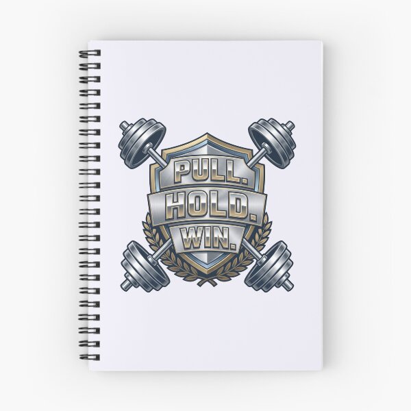 Item preview, Epic Pull Hold Win Powerlifting Shield Logo! designed and sold by pradeepvisuals.