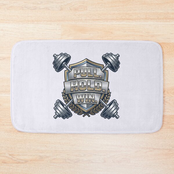 Item preview, Epic Pull Hold Win Powerlifting Shield Logo! designed and sold by pradeepvisuals.