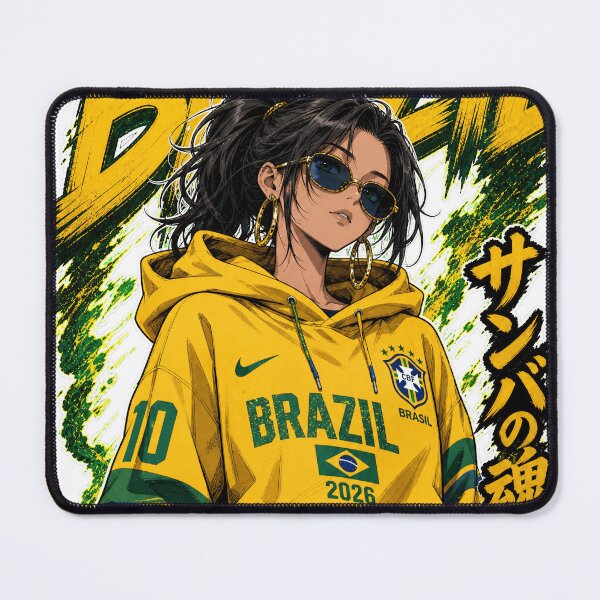 Item preview, Brazil Anime Girl World Cup 2026 Joga Bonito designed and sold by Senpai Syndicate.