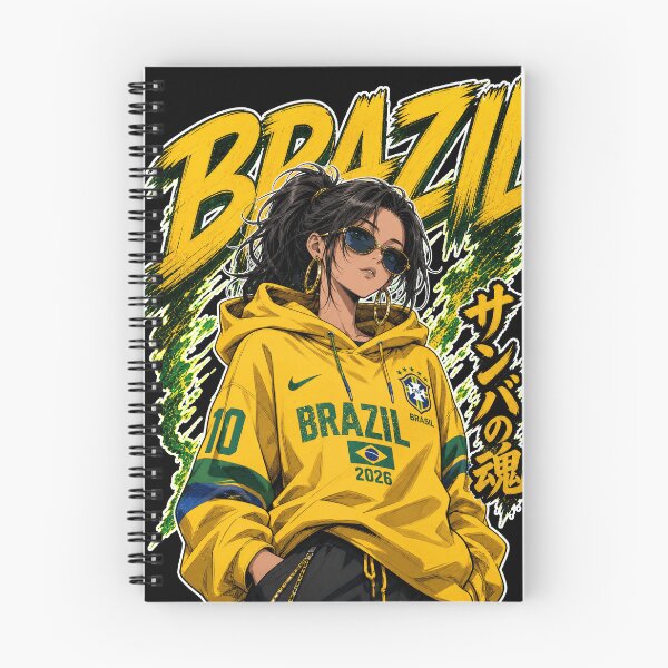 Item preview, Brazil Anime Girl World Cup 2026 Joga Bonito designed and sold by Senpai Syndicate.