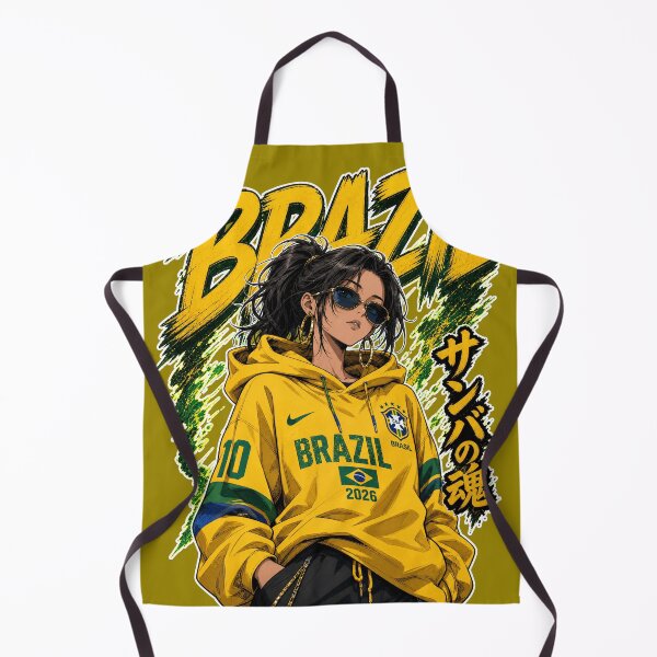 Item preview, Brazil Anime Girl World Cup 2026 Joga Bonito designed and sold by Senpai Syndicate.