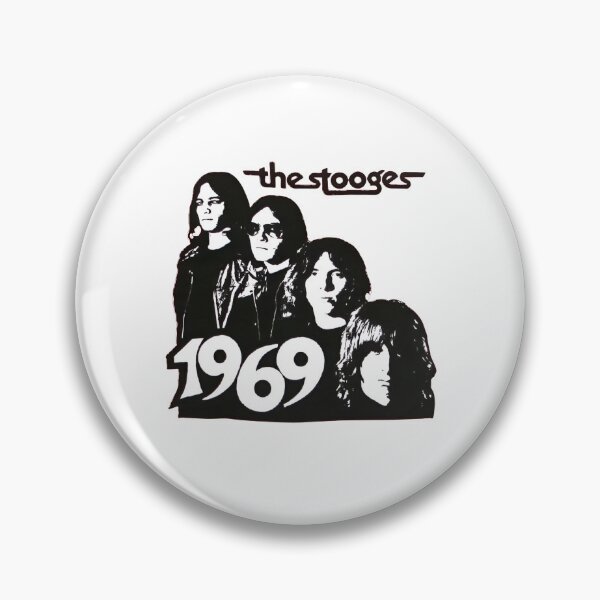Item preview, The Stooges 1969 Vintage Proto Punk Rock Band Fan Art designed and sold by MindrootEchoart.