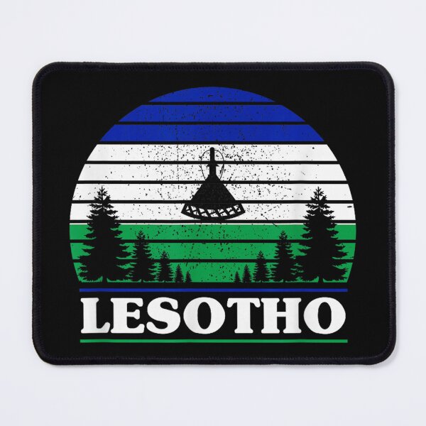 Item preview, Lesotho Flag designed and sold by goombi-creative.