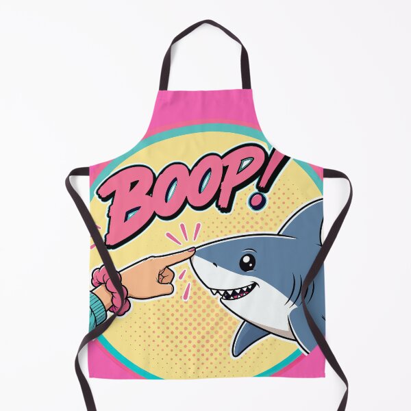 Item preview, BOOP! – Cute Shark Nose Boop The Snoot 90's Pop Art Cartoon designed and sold by pixiedustpaint.