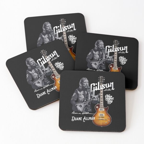 Item preview, Duane Allman Vintage Southern Rock Gibson Les Paul Fan Art designed and sold by MindrootEchoart.