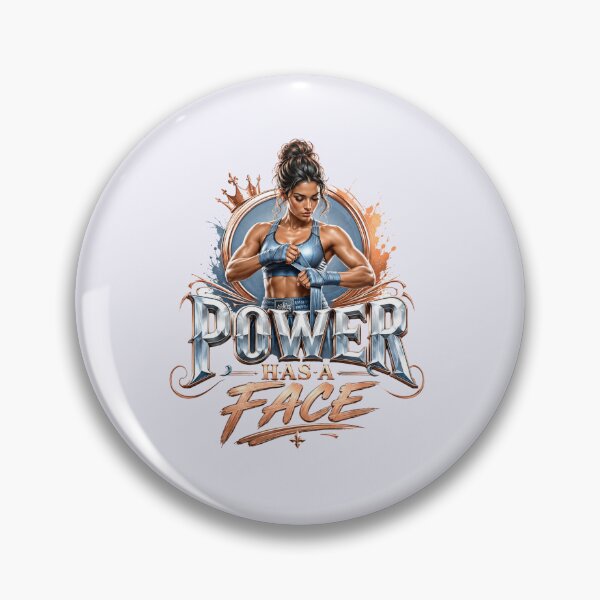 Item preview, Badass Power Has A Face Women's Boxing Art! designed and sold by pradeepvisuals.