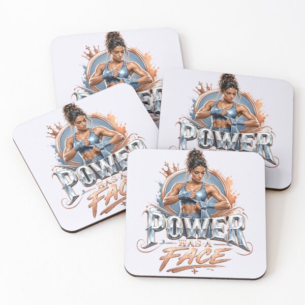 Artikelvorschau, Badass Power Has A Face Women's Boxing Art! entworfen und verkauft von pradeepvisuals.