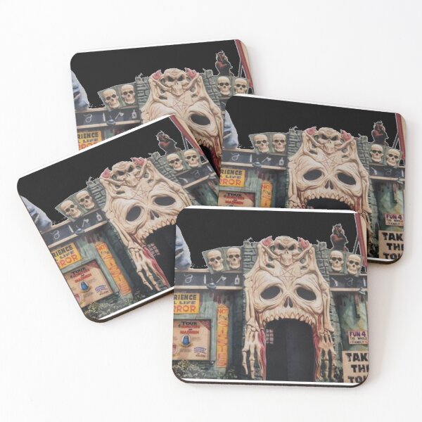 Item preview,  Retro Roadside Horror Attraction Collage Art designed and sold by Dragonmotor Media.