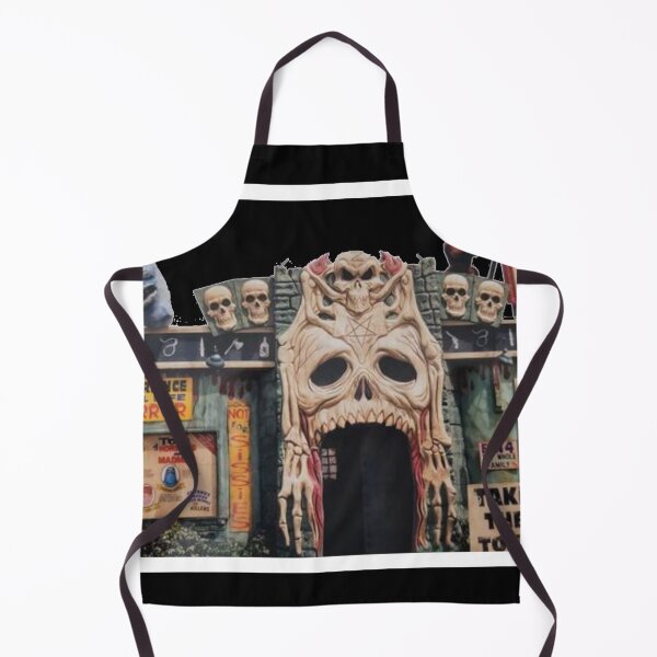 Item preview,  Retro Roadside Horror Attraction Collage Art designed and sold by Dragonmotor Media.