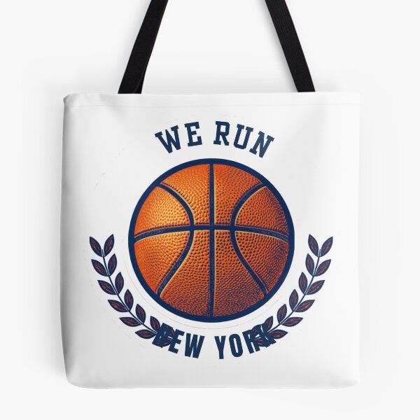 Item preview, We Run New York 2026 NBA Basketball Fan Badge Sticker designed and sold by RedRubyBubble.