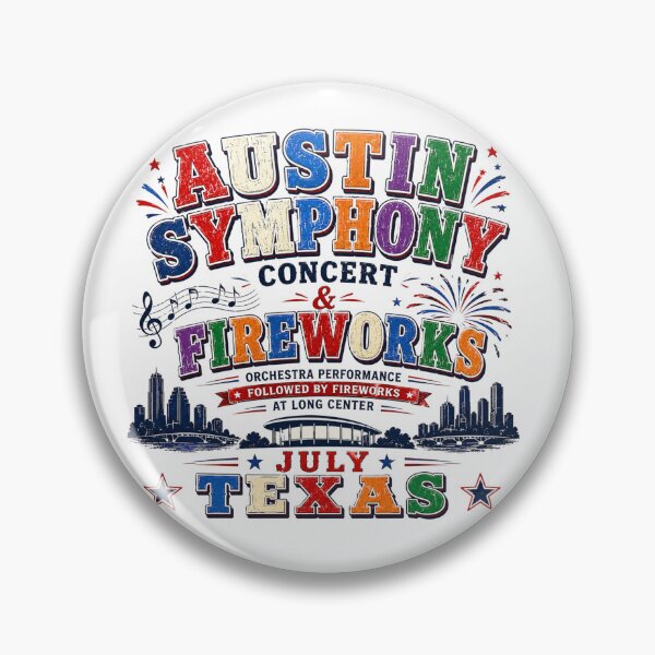 Item preview, Austin Symphony Concert And Fireworks designed and sold by Combat Skies.
