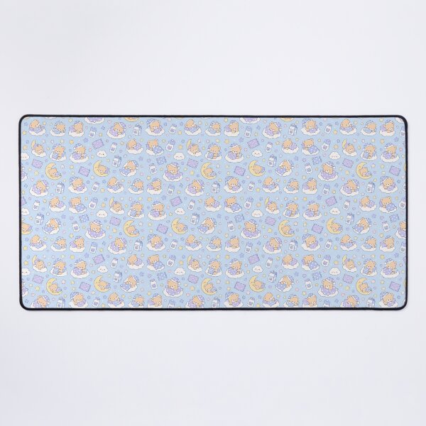 Item preview, Sleepy Teddy Bear Dreamy Cloud Kawaii Pattern designed and sold by Soft Berry Studio.