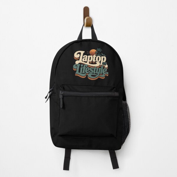 Item preview, Laptop Lifestyle. | Retro Remote Work Typography Design designed and sold by Irene Catchmind.