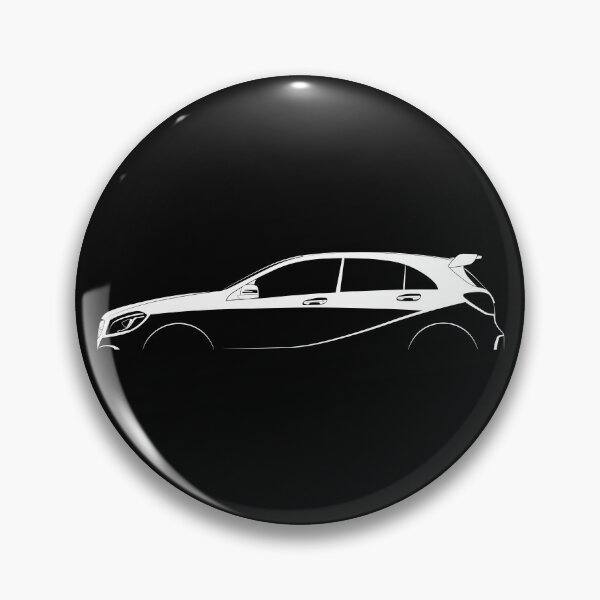 Item preview, A 45 (W176) (White) designed and sold by Car Silhouettes.