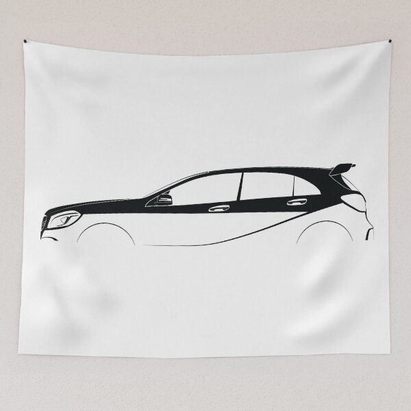 Item preview, A 45 (W176) (Black) designed and sold by Car Silhouettes.
