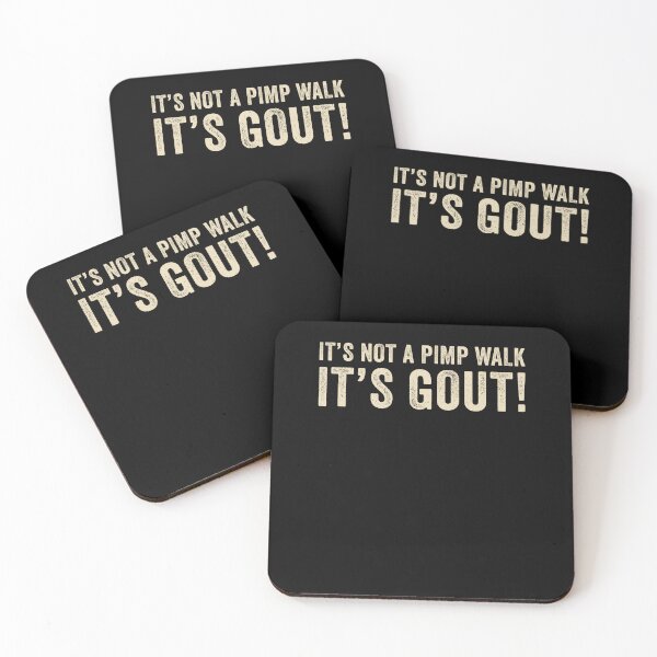 Item preview, It's Not A Pimp Walk It's Gout Funny designed and sold by nosu-art-pod.