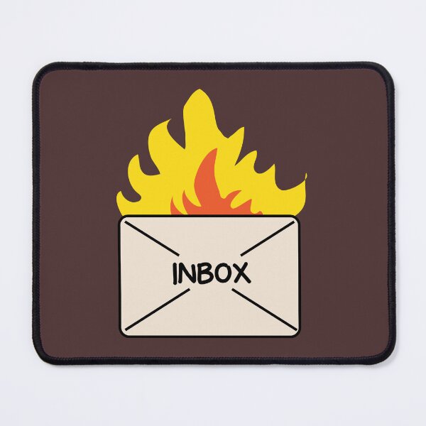 Item preview, Inbox dumpster fire designed and sold by fluffyfamcraft.