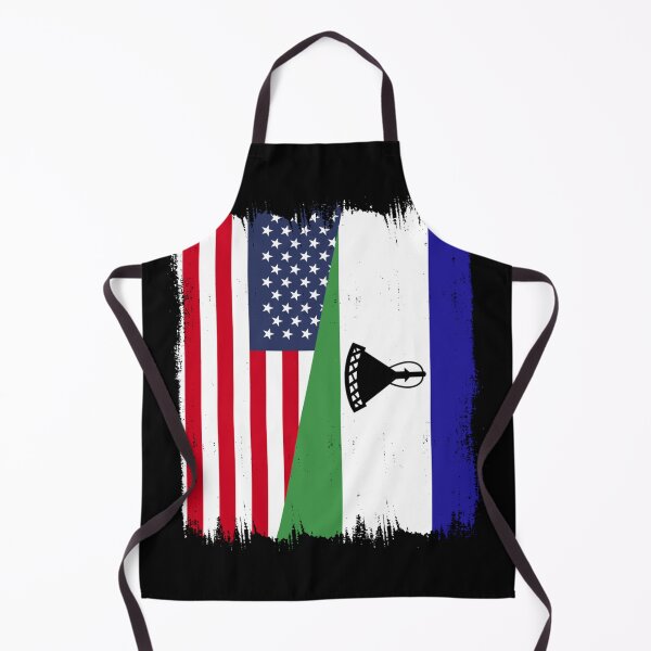 Item preview, Lesotho American Flag designed and sold by goombi-creative.