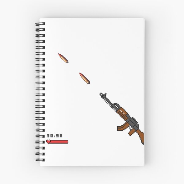 Item preview, Retro Pixel Art Rifle Gamer HUD Design veya Aesthetic Pixel AK47 Gaming HUD designed and sold by Redvibeco.