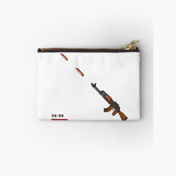 Item preview, Retro Pixel Art Rifle Gamer HUD Design veya Aesthetic Pixel AK47 Gaming HUD designed and sold by Redvibeco.