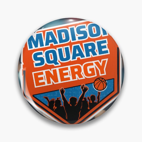 Item preview, Madison Square Energy NYC Retro Badge Sticker designed and sold by RedRubyBubble.