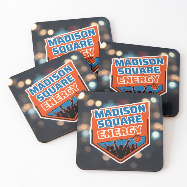 Item preview, Madison Square Energy NYC Retro Badge Sticker designed and sold by RedRubyBubble.