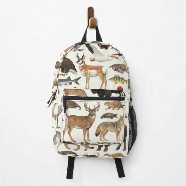 Item preview, Animals of North Dakota Retro Style Identification Chart designed and sold by kakarikihill.