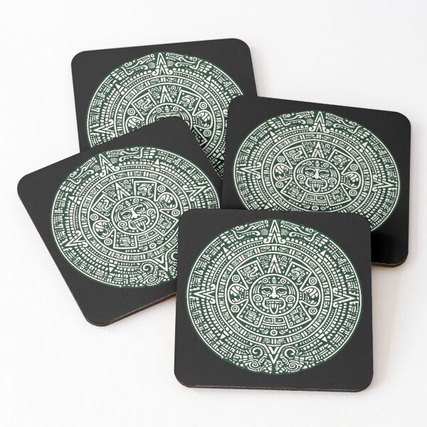 Item preview, Deep Green Aztec Circular Motif designed and sold by optimusprime39.