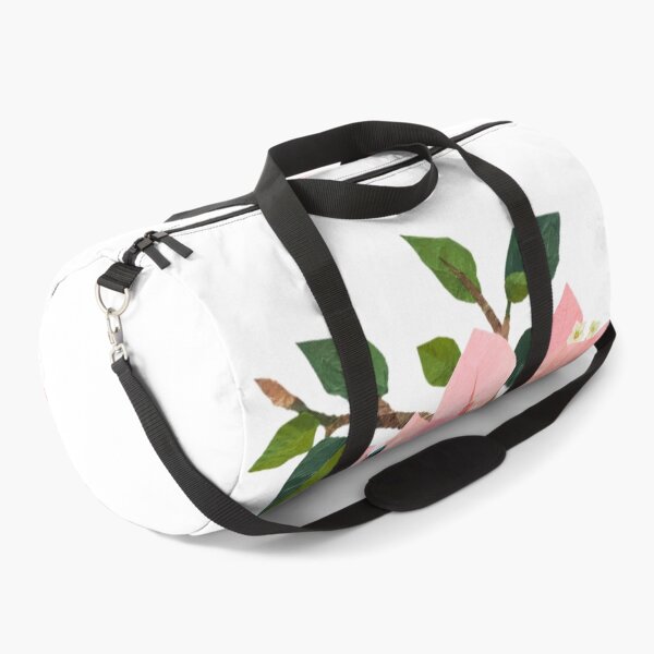 Item preview, Pastel Bougainvillea Collage Art – Pink Tropical Flower Botanical Paper Cut Design designed and sold by SWSandraWechner.