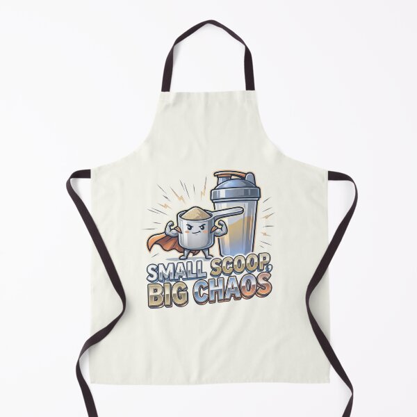Item preview, Chaotic "Small Scoop Big Chaos" Pre-Workout Joke! designed and sold by pradeepvisuals.
