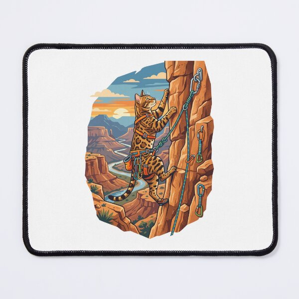Item preview, Bengal Adventure Climbers Rock Climbing Canyon designed and sold by PictoVibe.