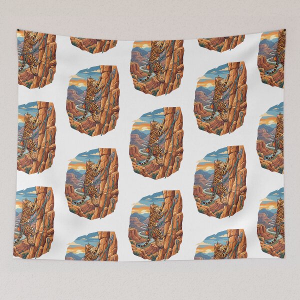 Item preview, Bengal Adventure Climbers Rock Climbing Canyon designed and sold by PictoVibe.
