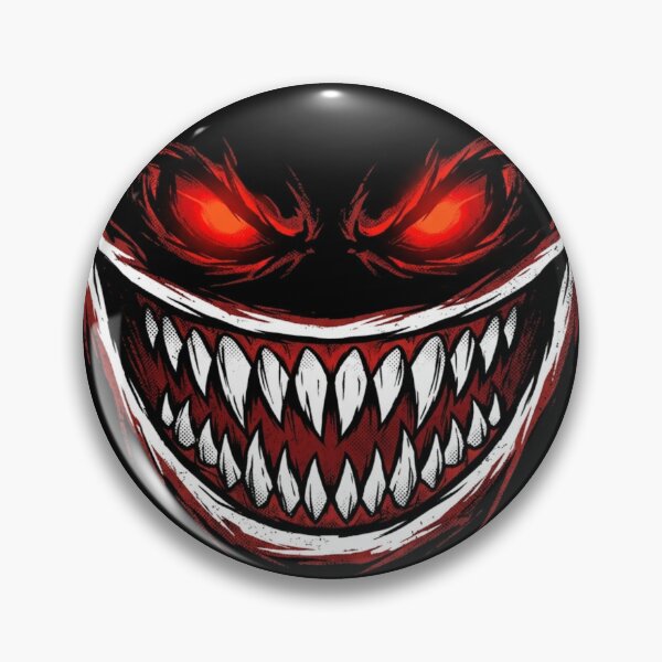 Item preview, Sinister Smile Horror Design designed and sold by Stickersdevelop.