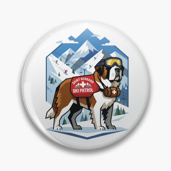 Item preview, Saint Bernard Ski Patrol Winter Snow Rescue designed and sold by PictoVibe.