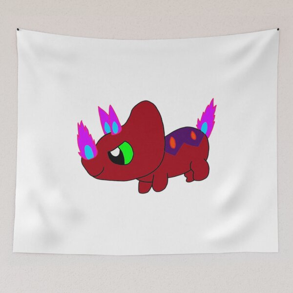 Item preview, Red Fire Pet Cute Fantasy Monster Creature designed and sold by Boghetlan.