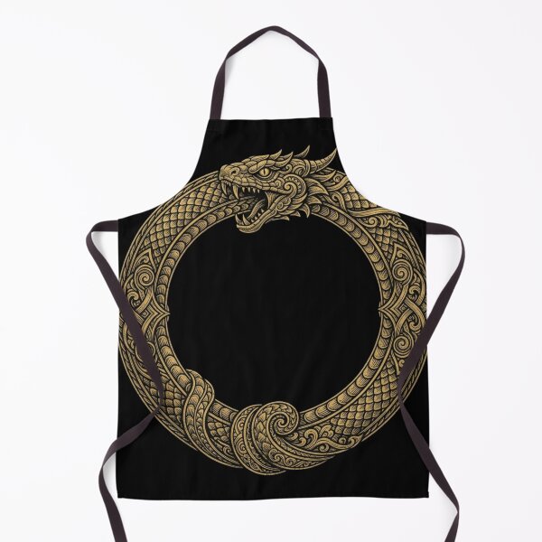 Item preview, Golden Ouroboros Serpent designed and sold by Stickersdevelop.