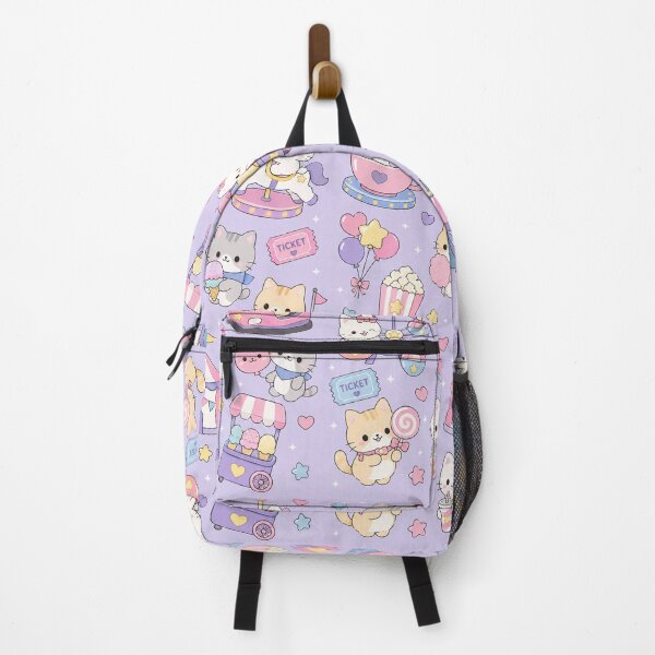 Item preview, Cute Cat Carnival Fair Kawaii Pattern designed and sold by Soft Berry Studio.