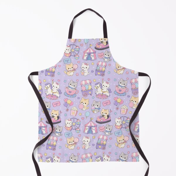 Item preview, Cute Cat Carnival Fair Kawaii Pattern designed and sold by Soft Berry Studio.