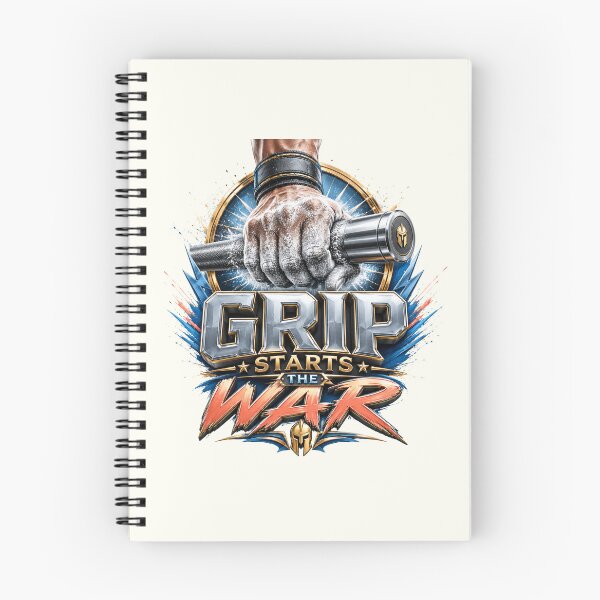 Item preview, Raw "Grip Starts The War" Chalk Weightlifting Art! designed and sold by pradeepvisuals.