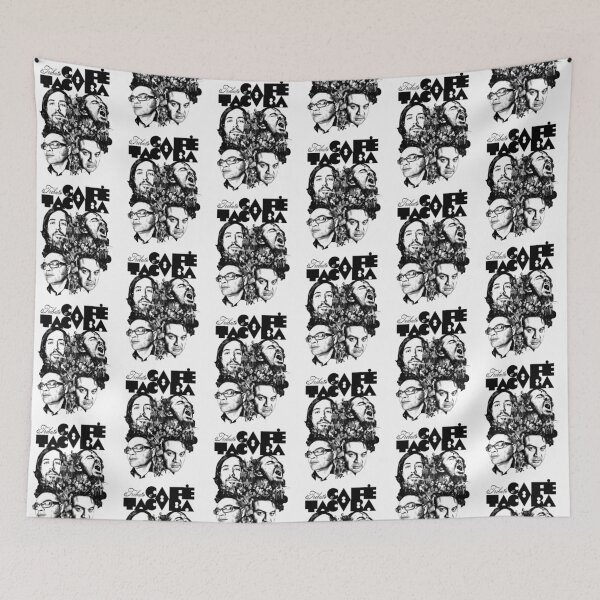 Item preview, Cafe Tacvba Tributo Vintage Mexican Rock Graphic designed and sold by MindrootEchoart.