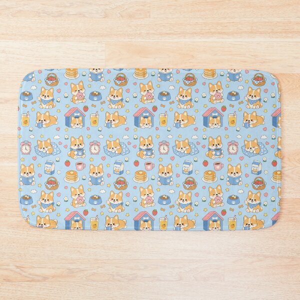 Item preview, Cute Shiba Reading Club Kawaii Pattern designed and sold by Soft Berry Studio.