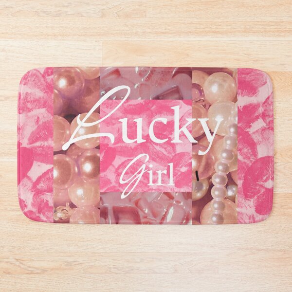 Item preview, Lucky Girl – Pink Coquette Collage designed and sold by CrisCat.