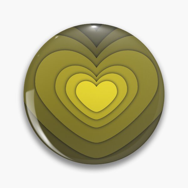 Item preview, Yellow Love Heart Echo designed and sold by Manic Purgatory.