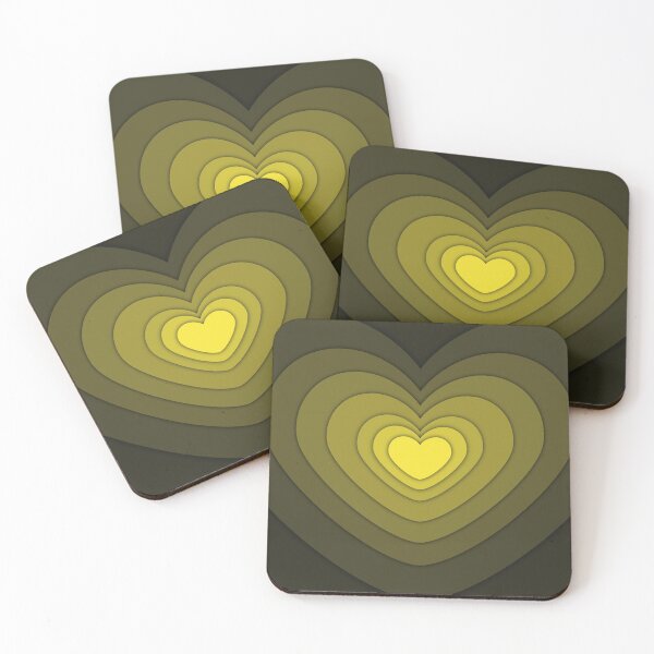 Item preview, Yellow Love Heart Echo designed and sold by Manic Purgatory.