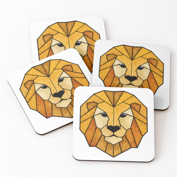 Item preview, Lion Watercolor Painting designed and sold by Abbycon.
