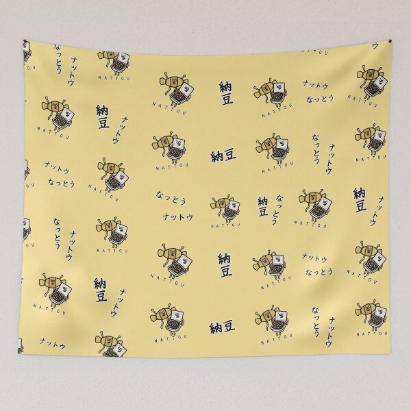 Item preview, Cute NATTOU pattern designed and sold by kanaehonkawa.